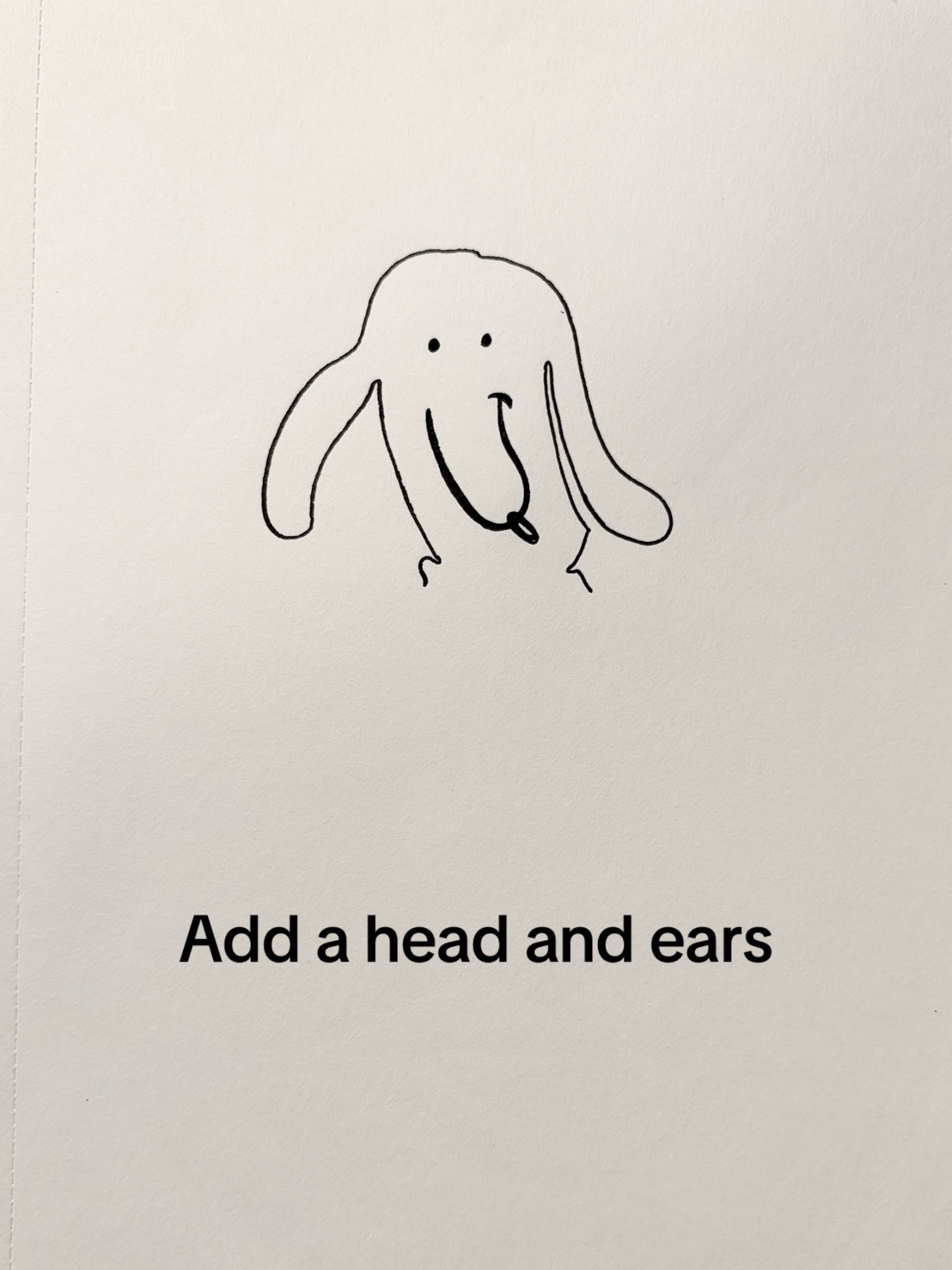 Add the head and ears